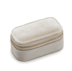 Porta Joias Pequeno Retangular Creme PJ75