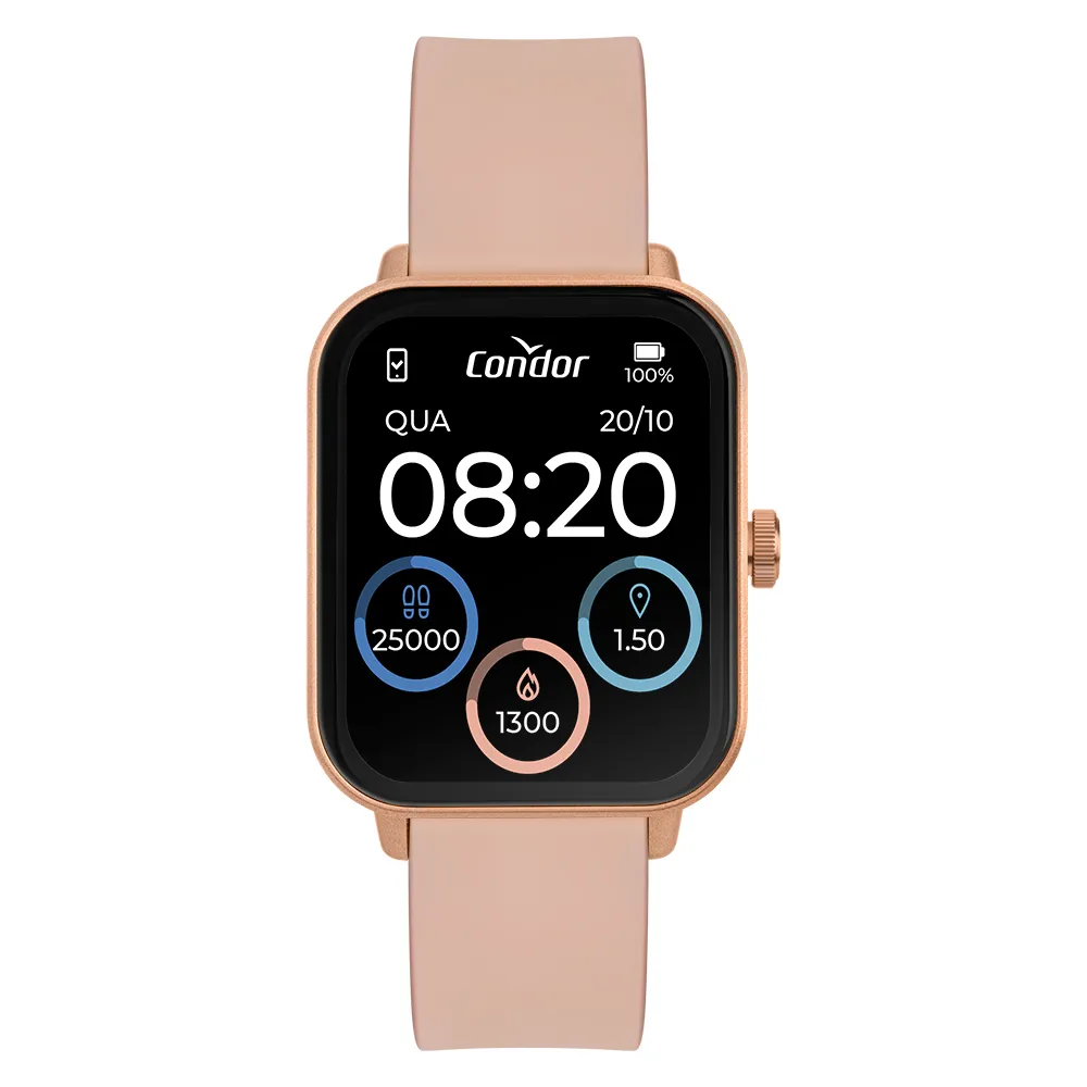 COSMART1AB8J_1.jpg Relógio de Pulso SMARTWATCH CONDOR ROSE - Imagem 1