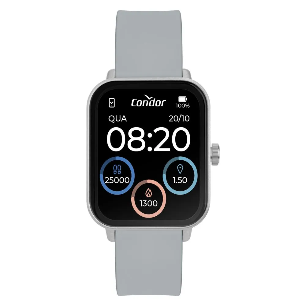 cosmart1ad8c_1-1-g16hp54g78 Relógio de Pulso SMARTWATCH CONDOR CINZA - Imagem 1