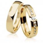 Par de Alianças em Ouro 18Kts A2