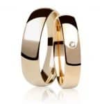 Par de Alianças em Ouro BX 416 ALB01