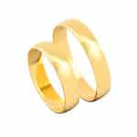 Par de Alianças em Ouro 18Kts A42