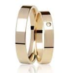 Par de Alianças em Ouro BX 416 ALB02