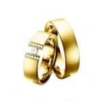 Par de Alianças em Ouro 18Kts A16