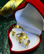 Par de Alianças em Ouro 18Kts A84 - Imagem 2