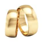 Par de Alianças em Ouro 18Kts A78