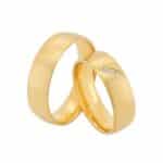 Par de Alianças em Ouro 18Kts A71