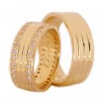 Par de Alianças em Ouro 18Kts A7
