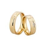 Par de Alianças em Ouro 18Kts A14