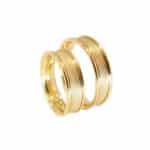 Par de Alianças em Ouro 18Kts A58
