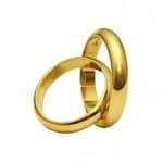 Par de Alianças em Ouro 18Kts A65