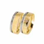 Par de Alianças em Ouro 18Kts A70