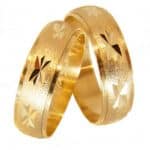 Par de Alianças em Ouro 18Kts A36