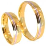 Par de Alianças em Ouro 18Kts A51