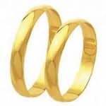 Par de Alianças em Ouro 18Kts A52