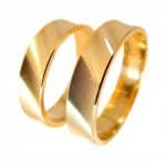 Par de Alianças em Ouro 18Kts A56