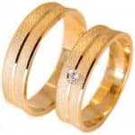 Par de Alianças em Ouro 18Kts A57