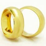 Par de Alianças em Ouro 18Kts A85