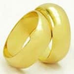 Par de Alianças em Ouro 18Kts A87