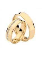 Par de Alianças em Ouro 18Kts A84