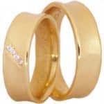 Par de Alianças em Ouro 18Kts A30