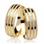 Par de Alianças em Ouro 18Kts A24