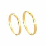 Par de Alianças em Ouro 18Kts A41