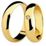 Par de Alianças em Ouro 18Kts A12