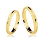 Par de Alianças em Ouro 18Kts A95