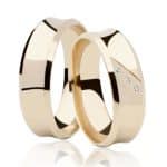 Par de Alianças em Ouro BX 416 ALB16