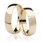 Par de Alianças em Ouro BX 416 ALB14