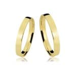 Par de Alianças em Ouro 18Kts A93