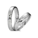 Par de Alianças em Prata ALP27