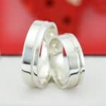 Par de Alianças em Prata ALP29 - Imagem 2