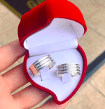 Par de Alianças em Prata ALP11 - Imagem 2