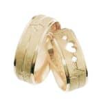 Par de Alianças em Ouro BX 416 ALB22