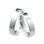 Par de Alianças em Prata ALP38