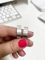 Par de Alianças em Prata ALP34 - Imagem 2