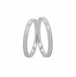 Par de Alianças em Prata ALP28