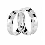 Par de Alianças em Prata ALP24