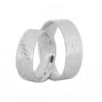 Par de Alianças em Prata ALP04