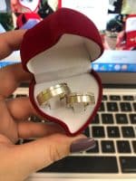 Par de Alianças em Prata ALP05 - Imagem 2