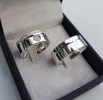 Par de Alianças em Prata ALP18 - Imagem 2