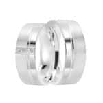 Par de Alianças em Prata ALP19