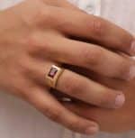 Anel em Ouro BX 416 ANB07 - Imagem 2