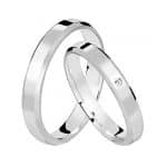 Par de Alianças em Prata ALP47