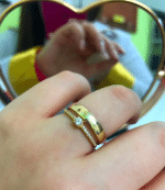 Par de Alianças em Ouro BX 416 ALB17 - Imagem 2