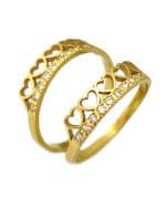 Conjunto de Aparadores em Ouro 18kts CJAP02