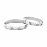 Par de Alianças em Prata ALP49