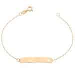 Pulseira Infantil em Ouro BX 416 PUIBX15